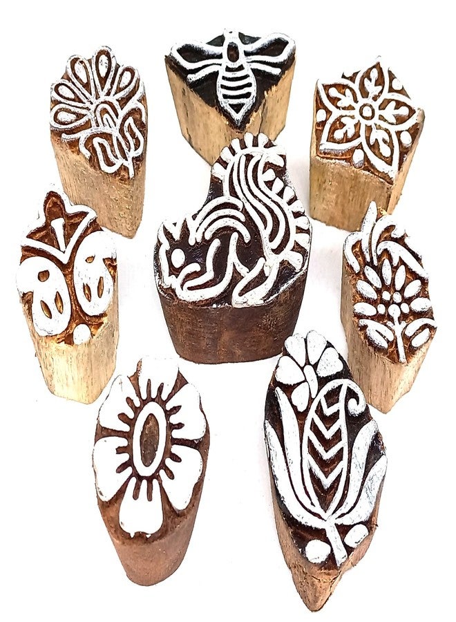 MasterLock C-8 Wooden Printing Block Stamps Hand Carved (Size 1 To 1.5 Inch) Printing Blocks - Image 1